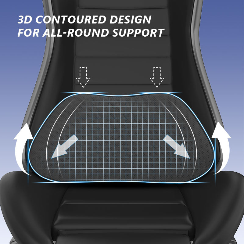Nappa Leather Neck & Lumbar Support Pillow Pack