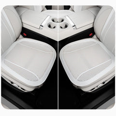 Nappa Leather Car Seat Cushion & Backrest Set