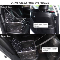 Foldable Pet Car Seat & Travel Bed