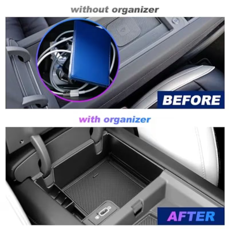 Center Console Storage Tray For KIA EV9 2024-2026