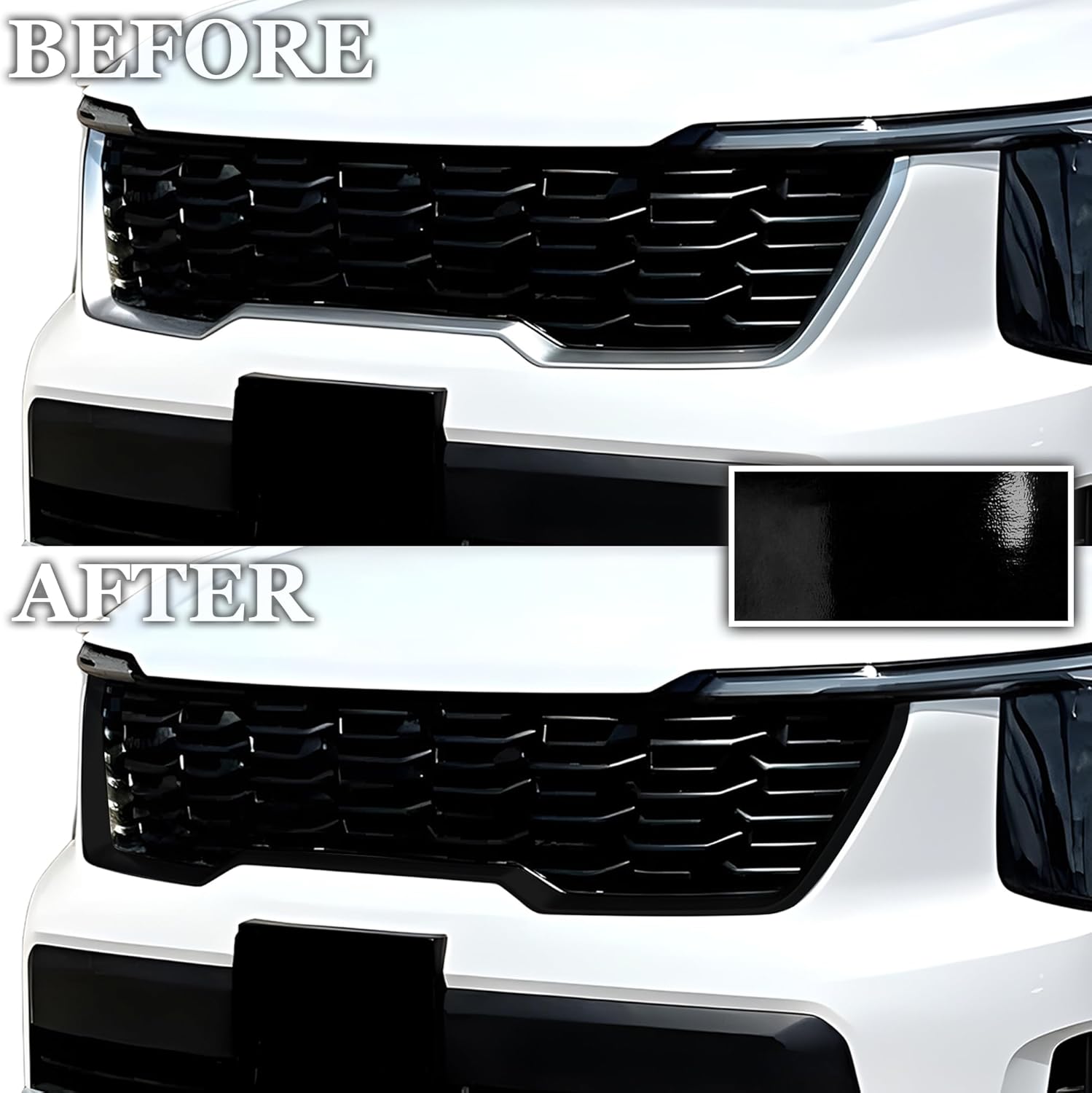 Front Chrome Delete For Kia Sorento (2024-2026)