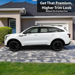 Side Window Chrome Delete (Gloss Black) For Kia Sorento (2021-2026)