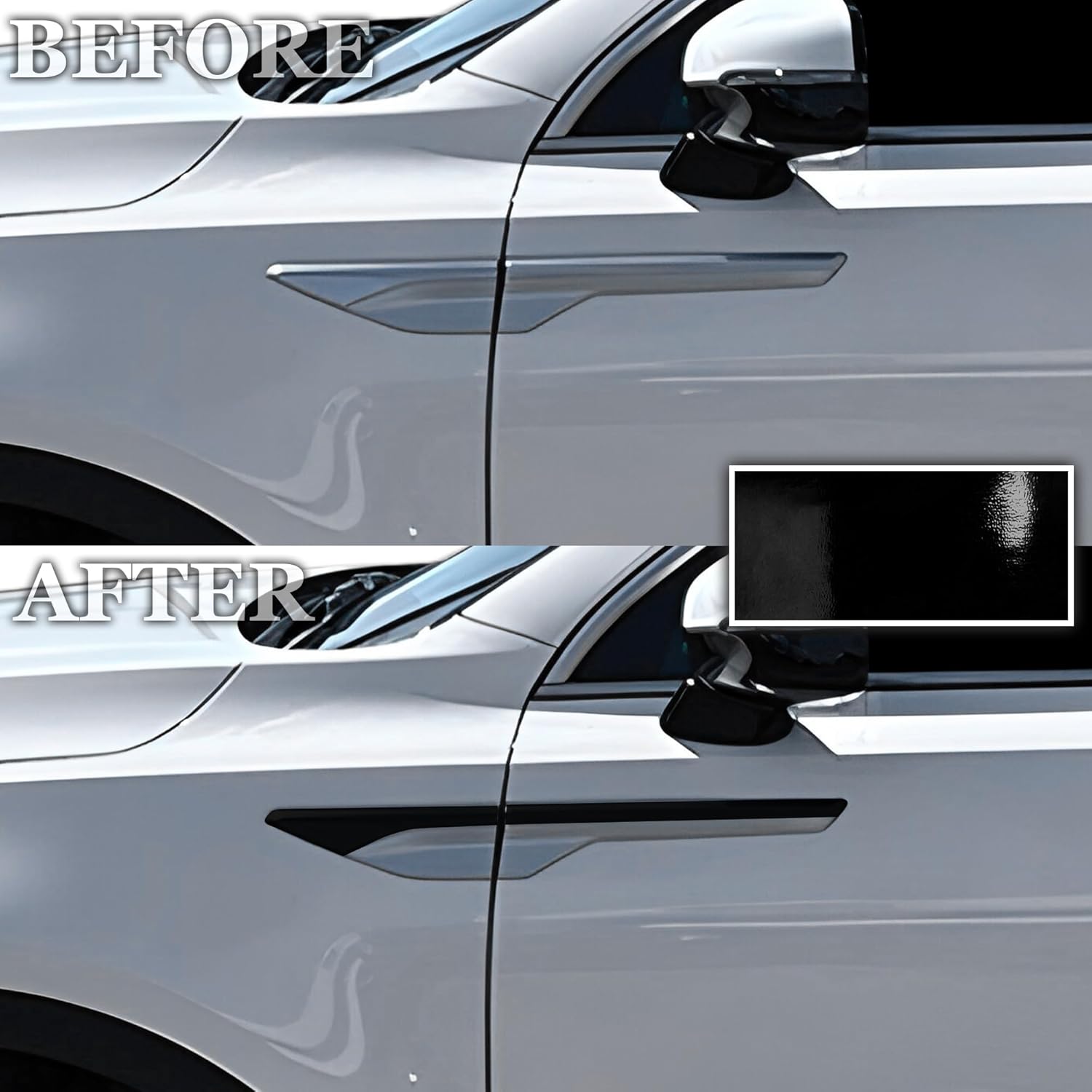 Side Fender Badge Chrome Delete (Gloss Black) For kia Sorento (2024-2026)