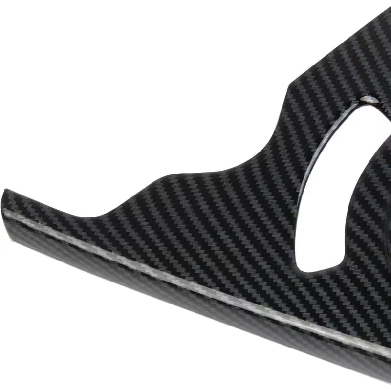 Carbon Fiber Central Control Shift/Cup Holder Trim For KIA EV6 (2022-2026)