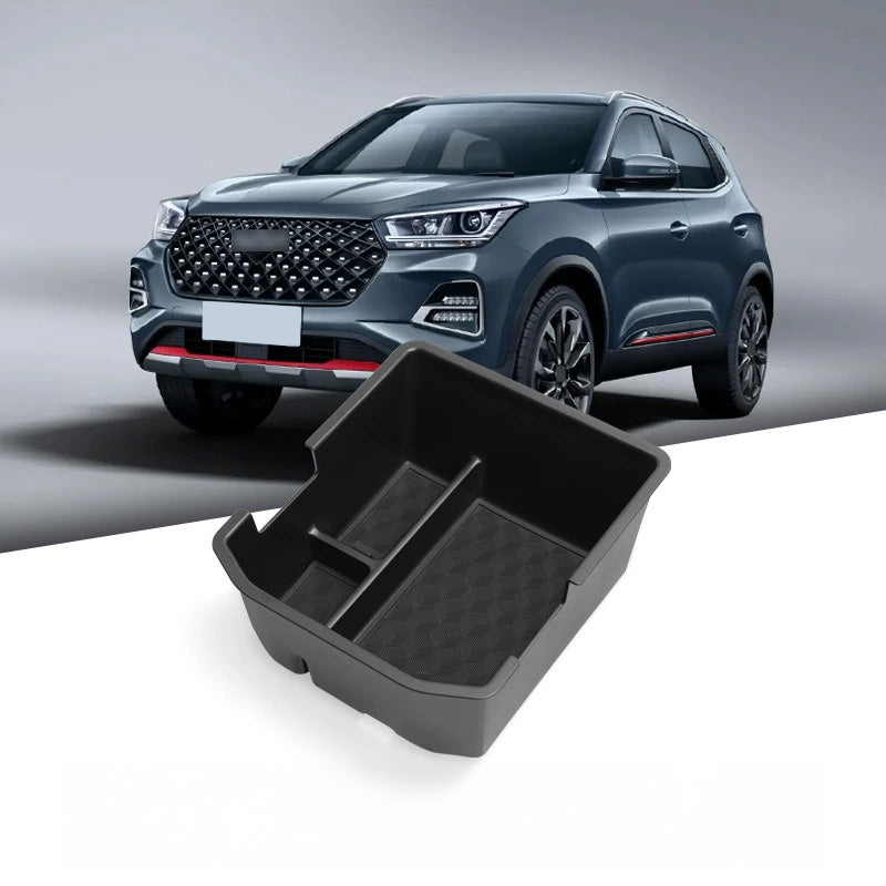 Center Armrest Storage Box Organizer For Chery Tiggo 4 / Tiggo 4 Pro (2024–2026)