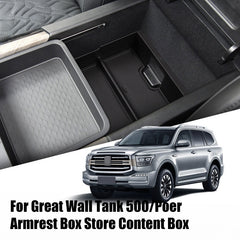 Center Armrest Storage Box Organizer For GWM Cannon Alpha (2024–2026)