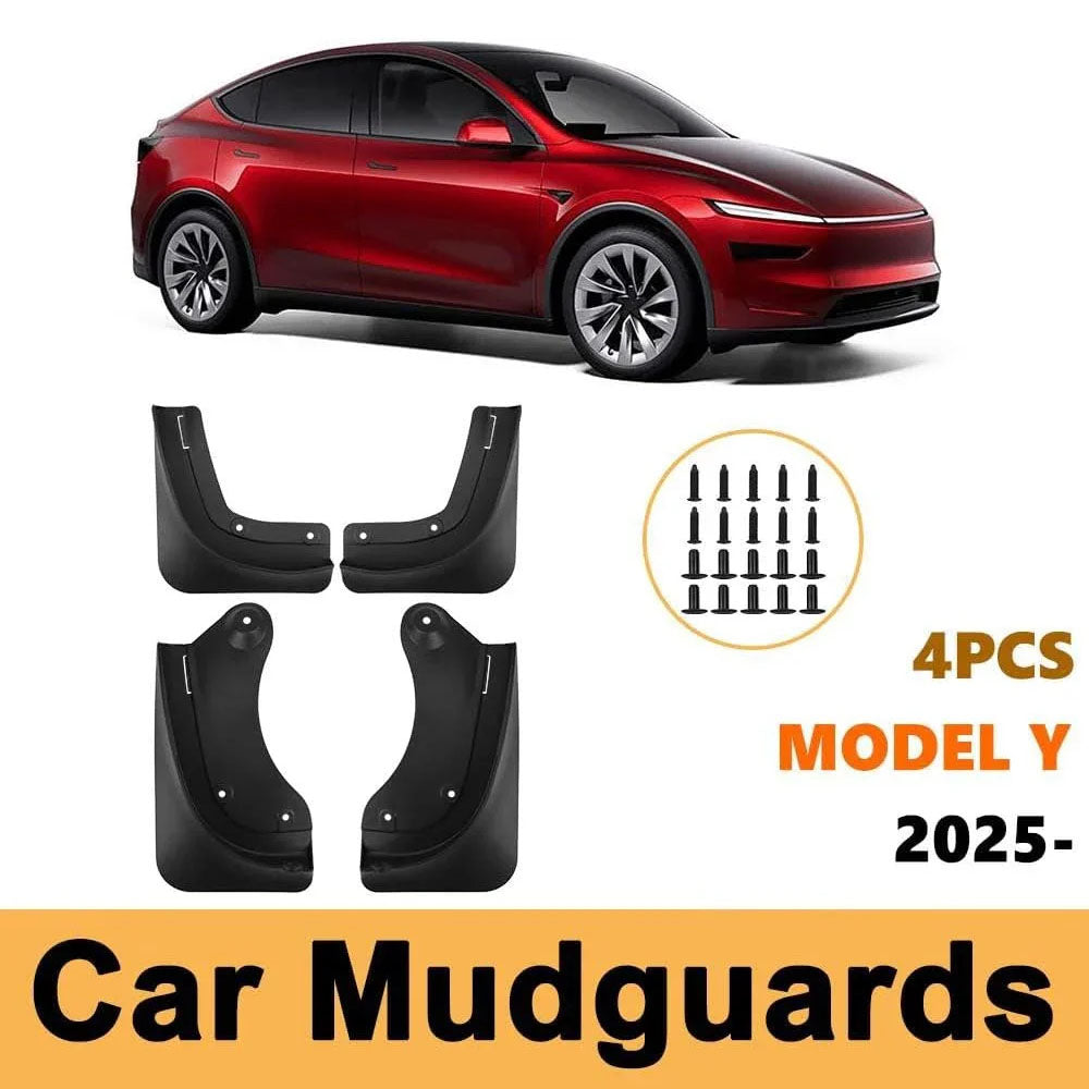 Mud Flaps For Tesla Model Y (2025-2026 Juniper)