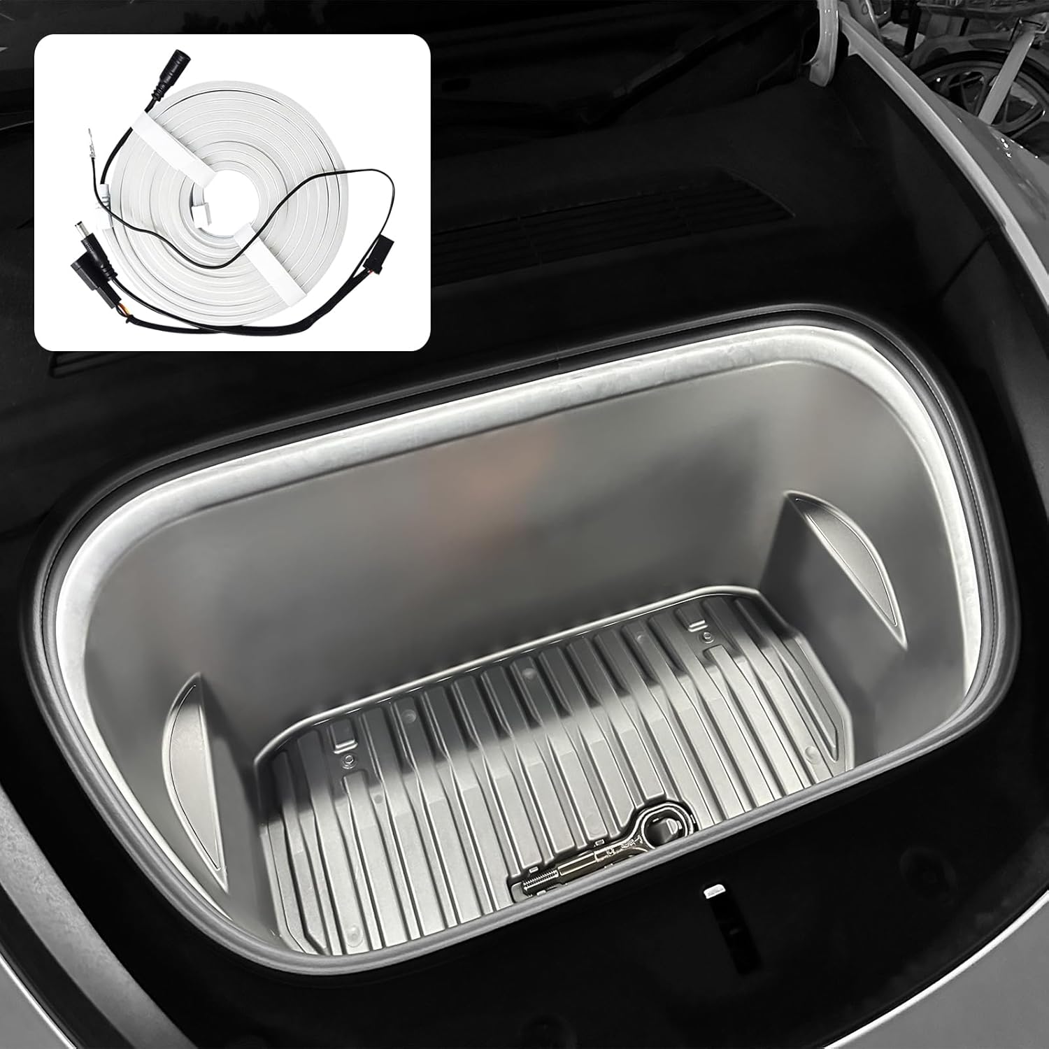 Front Trunk Surround Light Strip For Tesla Model Y (2022-2024）