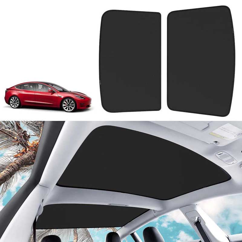 Glass Roof Sunshade For Tesla Model 3 (2024-2026)