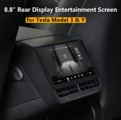 8.8'' Andriod Rear Entertainment Screen (New) For Tesla Model 3 (2018-2023)/Model Y (2022-2026)