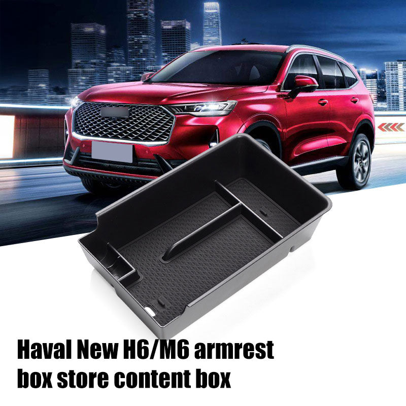 Center Armrest Storage Box Organizer For GWM Haval H6 / H6GT (2021-2025)