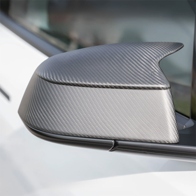 Real Carbon Fibre Rear View Mirror Covers For Tesla Model Y(2025-2026)