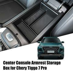 Center Armrest Storage Box Organizer For Chery Tiggo 7 / Tiggo 7 Pro (2023-2026)