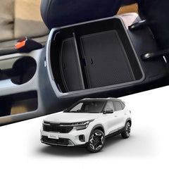 Armrest Organizer For Kia Seltos (2019–2026)