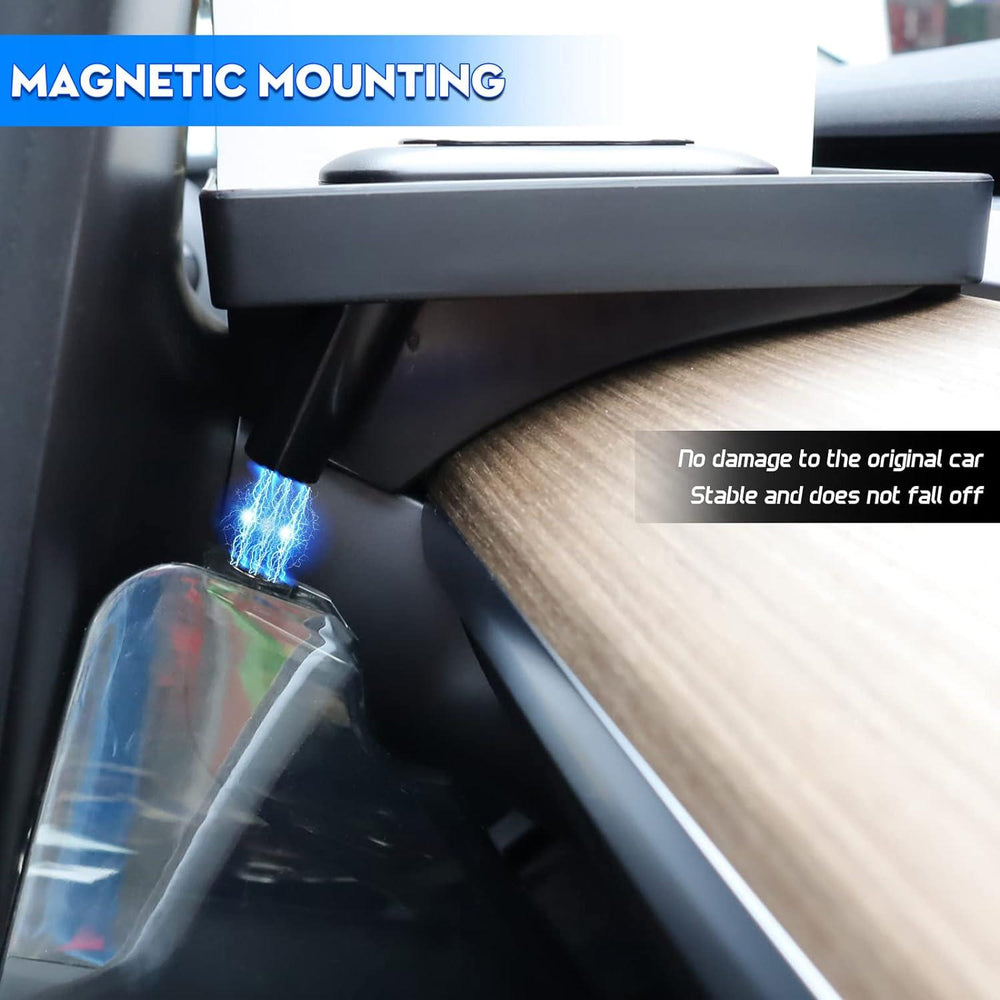 2in1 Magnetic Center Console Screen Storage Tray For Model 3/Y