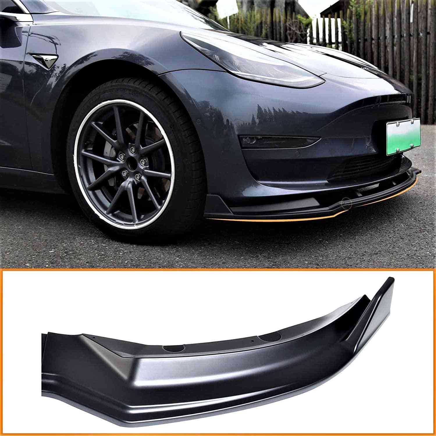 Premium Front Lip Splitter For Tesla Model 3 (2019-2023)