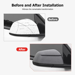 Rear View Mirror Covers For Tesla Model Y(2025-2026)