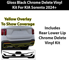 Lower Rear Chrome Delete For kia Sorento (2024-2026)