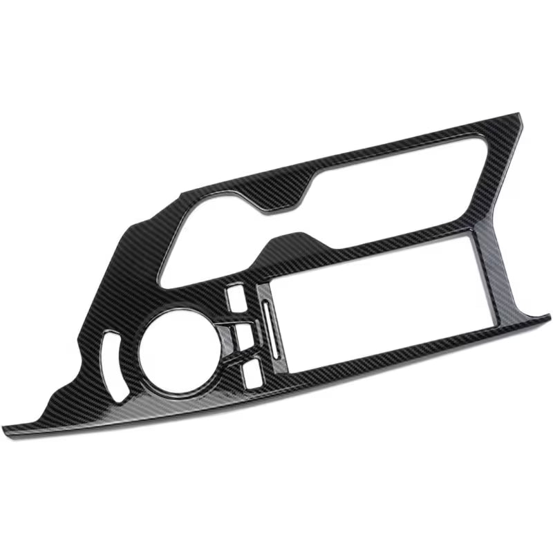 Carbon Fiber Central Control Shift/Cup Holder Trim For KIA EV6 (2022-2026)