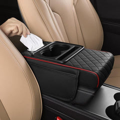 Multifunctional PU Leather Car Armrest Box Mat