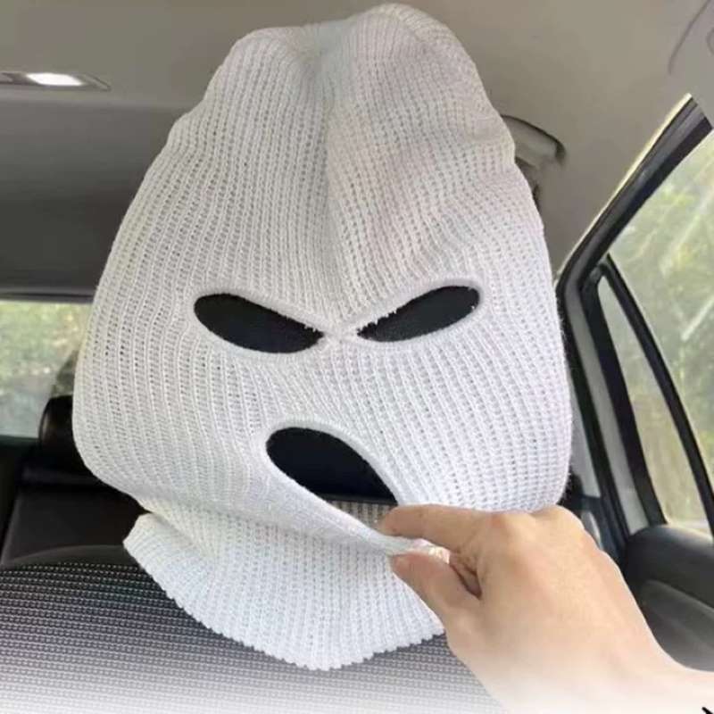 Knitted Car Headrest Covers