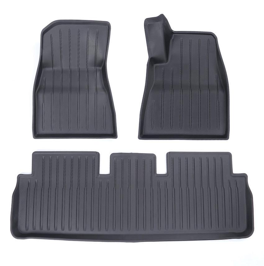 3D All-Weather TPE Floor Mats for Model 3 (2024 Highland) - TESDADDY