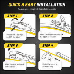 Front Wiper Blades For GWM Jolion (2021-2026)