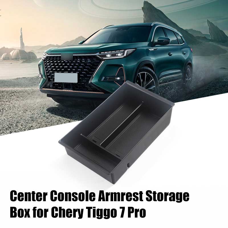 Center Armrest Storage Box Organizer For Chery Tiggo 7 / Tiggo 7 Pro (2023-2026)