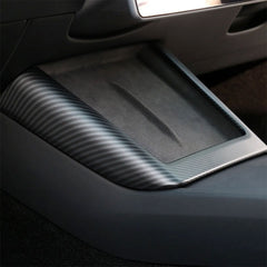 Real Carbon Fibre Wireless Phone Charger Surround  For Tesla Model 3(2024-2026)/Model Y(2025-2026)