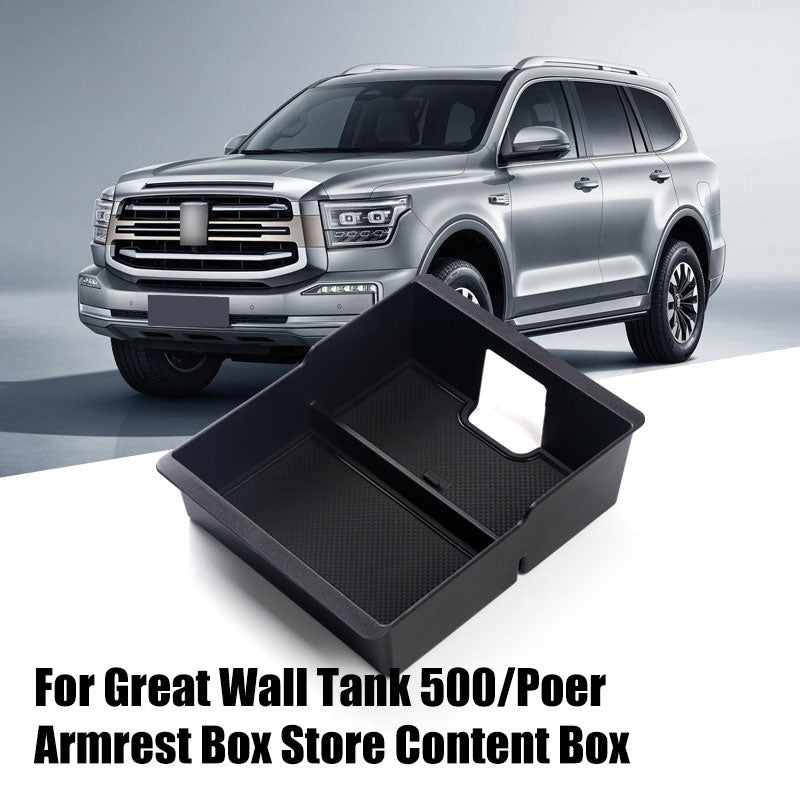 Center Armrest Storage Box Organizer For GWM Cannon Alpha (2024–2026)