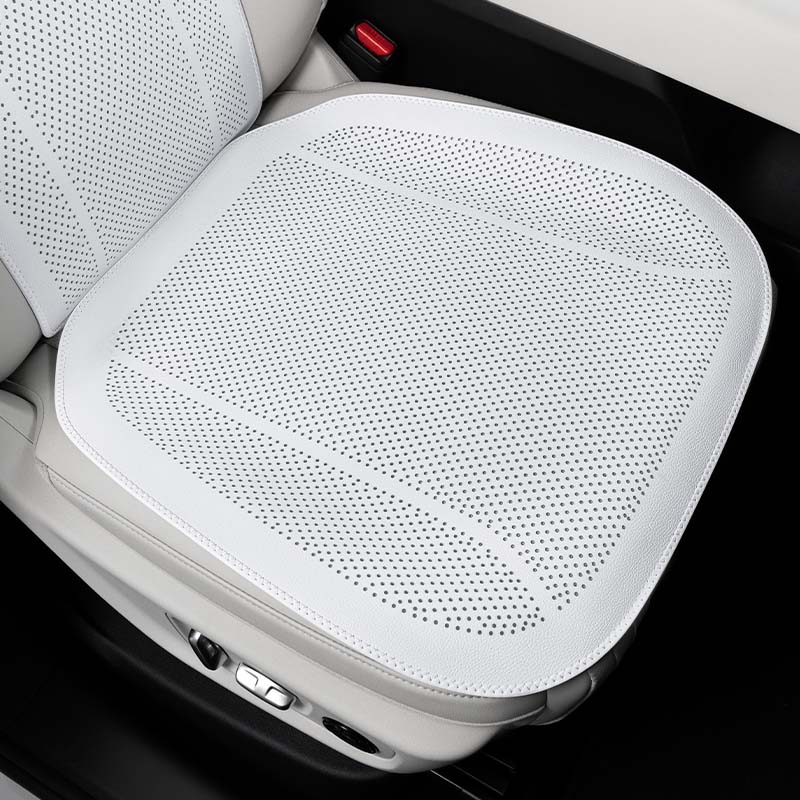 Nappa Leather Car Seat Cushion & Backrest Set
