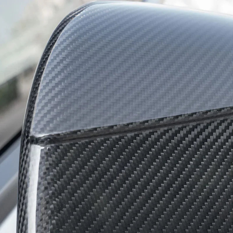Real Carbon Fibre Rear View Mirror Covers For Tesla Model 3 (2021-2026)