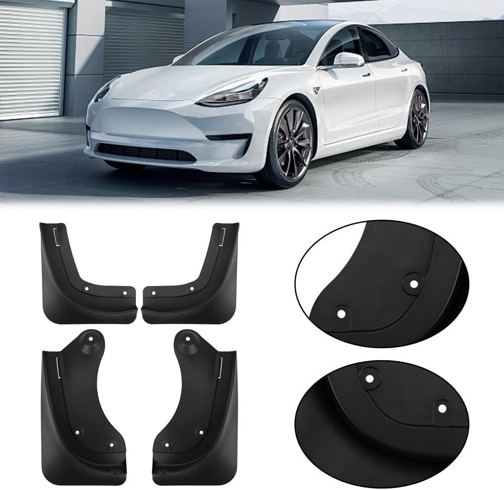 Mud Flaps For Tesla Model Y (2025-2026 Juniper)