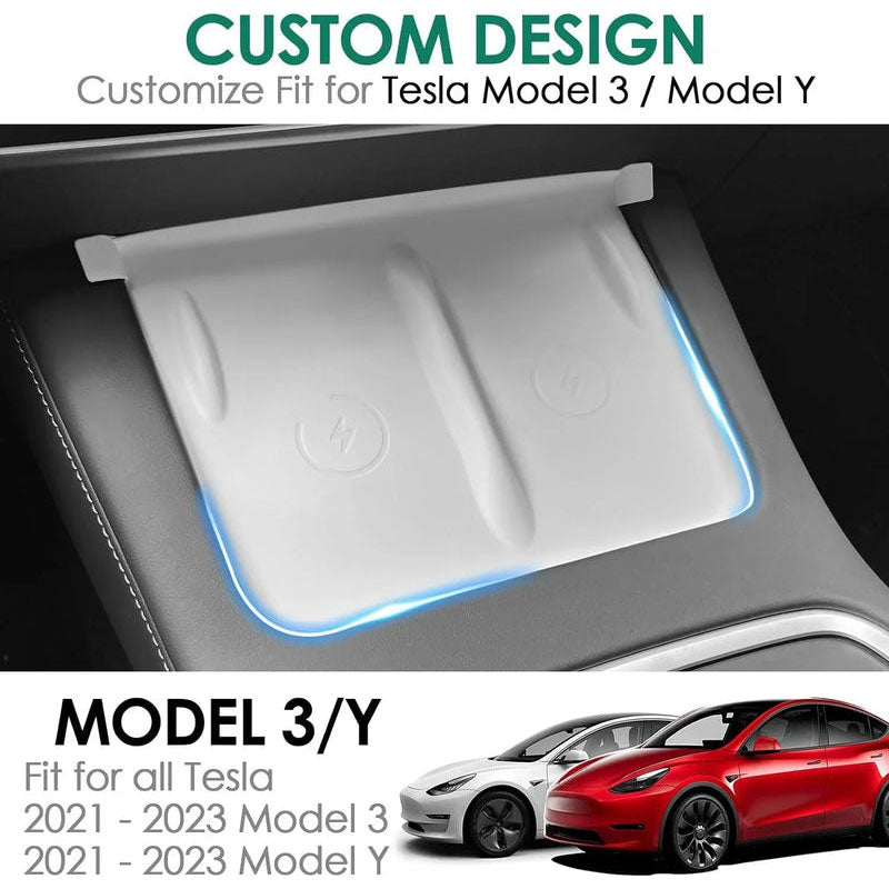 Wireless Charging Liner Protector For Tesla Model 3 (2021-2023) /Model Y (2022-2024)