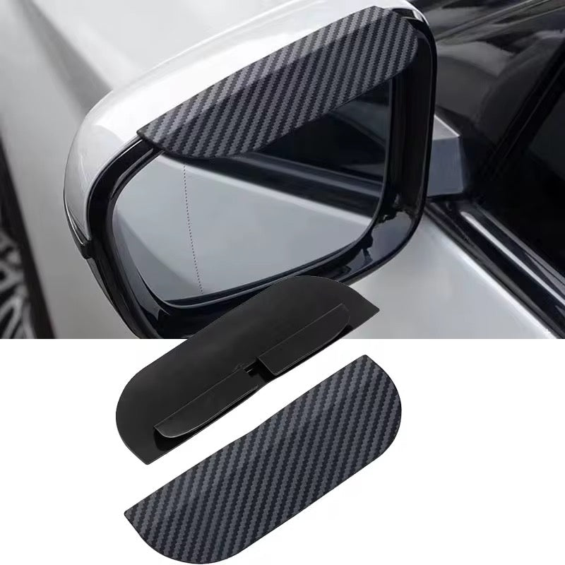 Rear View Mirror Eyebrower Sticker Car Rain Eyebrow Cover 2PC For BYD