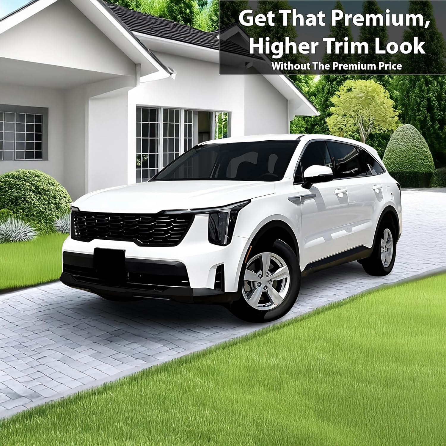 Front Chrome Delete For Kia Sorento (2024-2026)