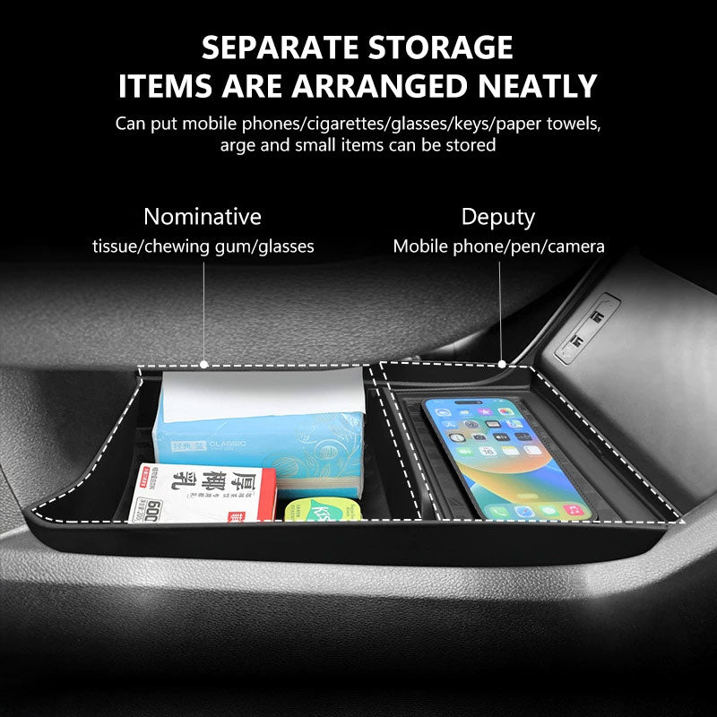 Center Console Lower Storage Organizer For Chery Tiggo 4 / Tiggo 4 Pro (2024–2026)