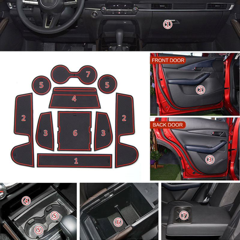 Interior Decoration Mats For Mazda CX-30 (2020–2026)