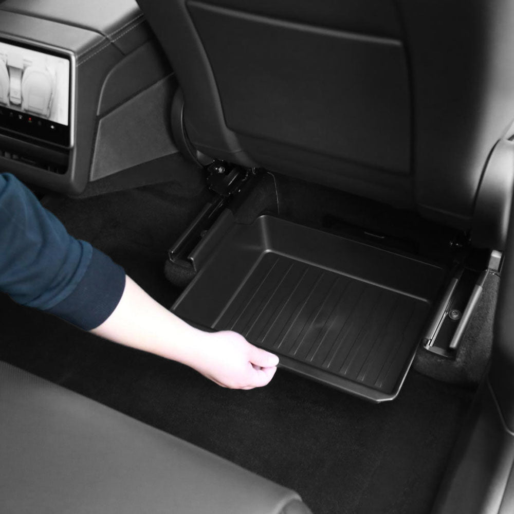 Rear Under Seat Storage Drawer For Tesla Model Y (2025-2026 Juniper)