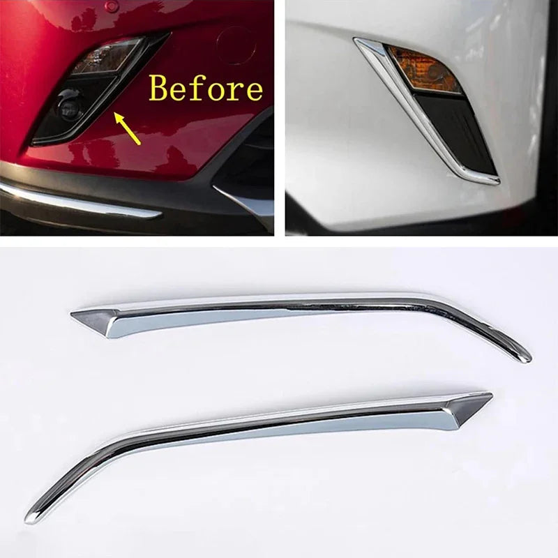 Front Fog Light Trim For Mazda CX-3 (2018–2026)