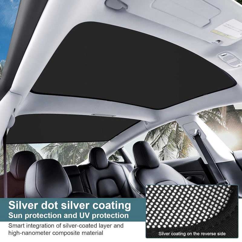 Glass Roof Sunshade For Tesla Model 3 (2024-2026)