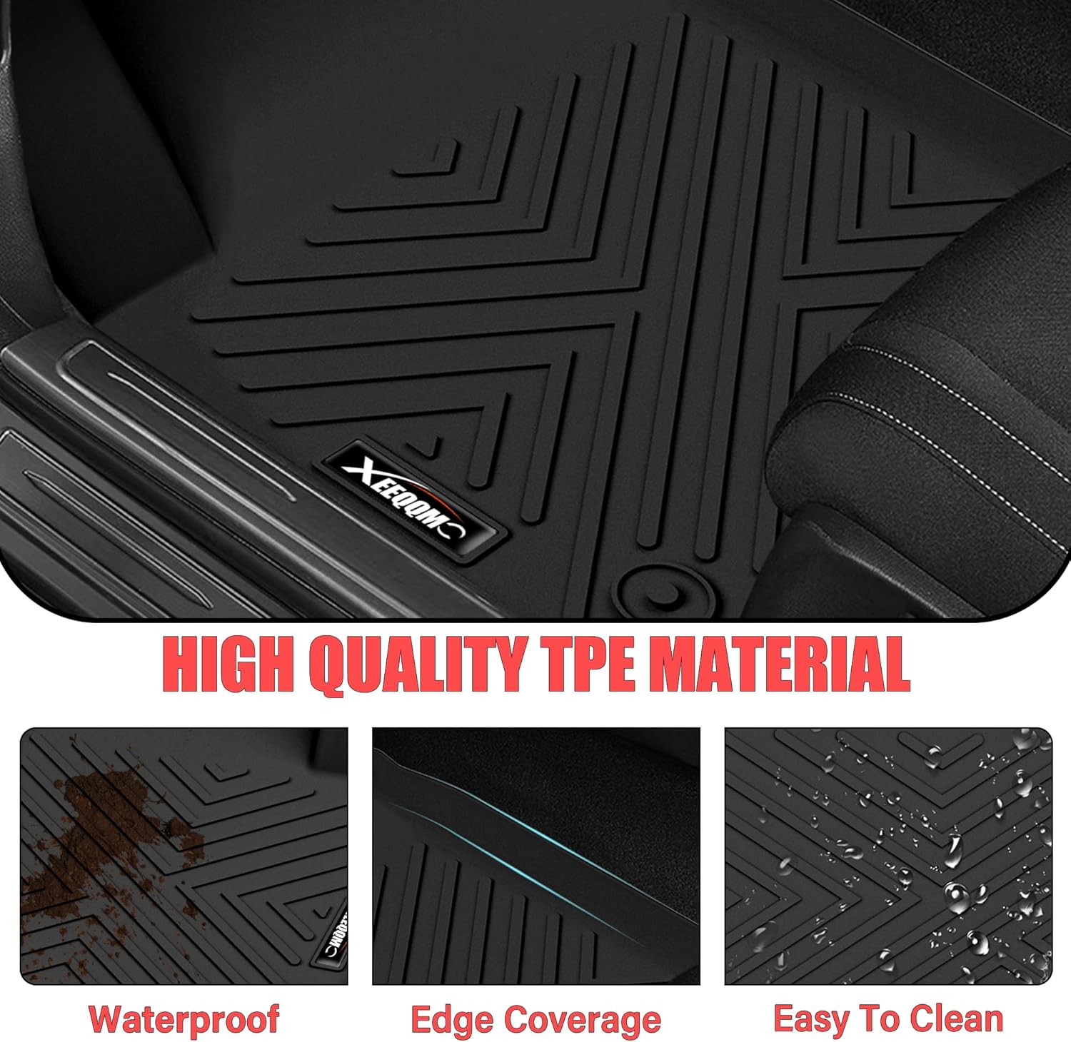 TPE Floor & Trunk Mats (6/7 Seats) For Kia Sorento (2021-2026)