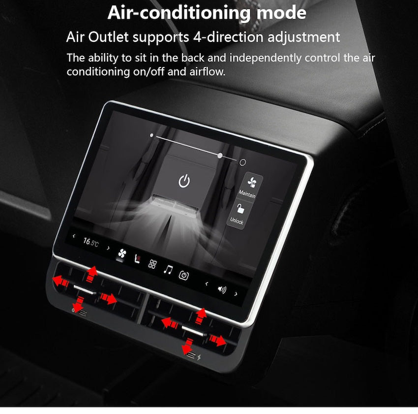 8.8'' Andriod Rear Entertainment Screen (New) For Tesla Model 3 (2018-2023)/Model Y (2022-2026)