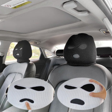 Knitted Car Headrest Covers