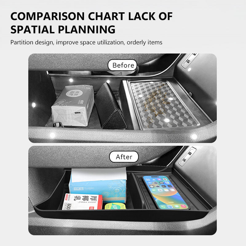 Center Console Lower Storage Organizer For Chery Tiggo 4 / Tiggo 4 Pro (2024–2026)