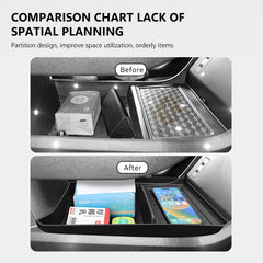 Center Console Lower Storage Organizer For Chery Tiggo 4 / Tiggo 4 Pro (2024–2026)