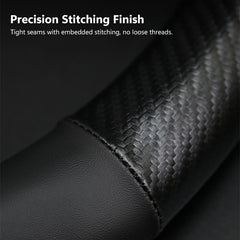 Carbon Fiber Style Nappa Leather Steering Wheel Cover For Chery (2023-2026)
