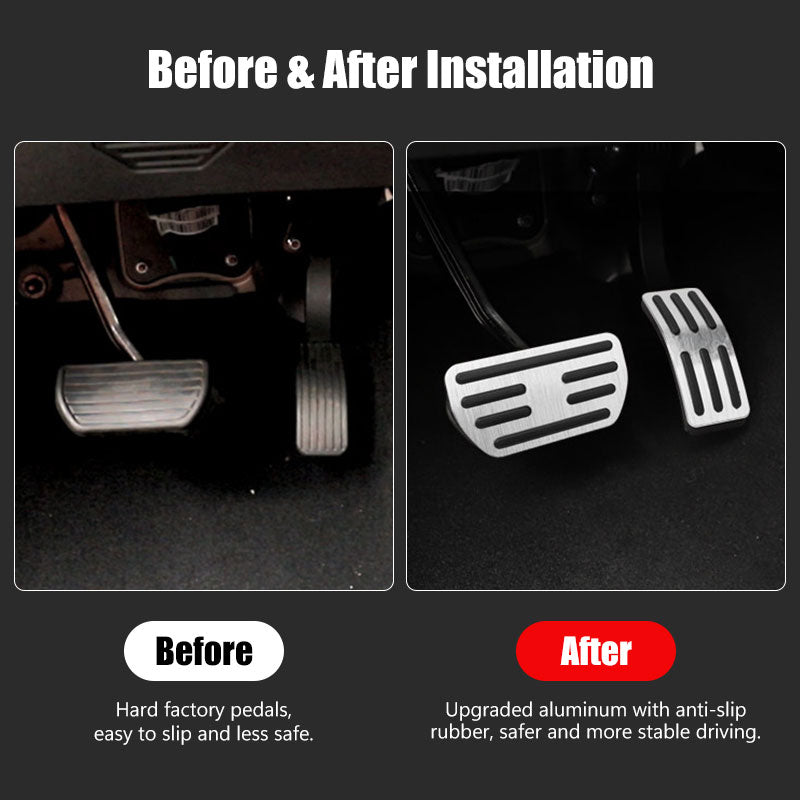 Aluminium Anti-Slip Accelerator & Brake Pedal Covers For GWM Tank 300 (2023-2026)