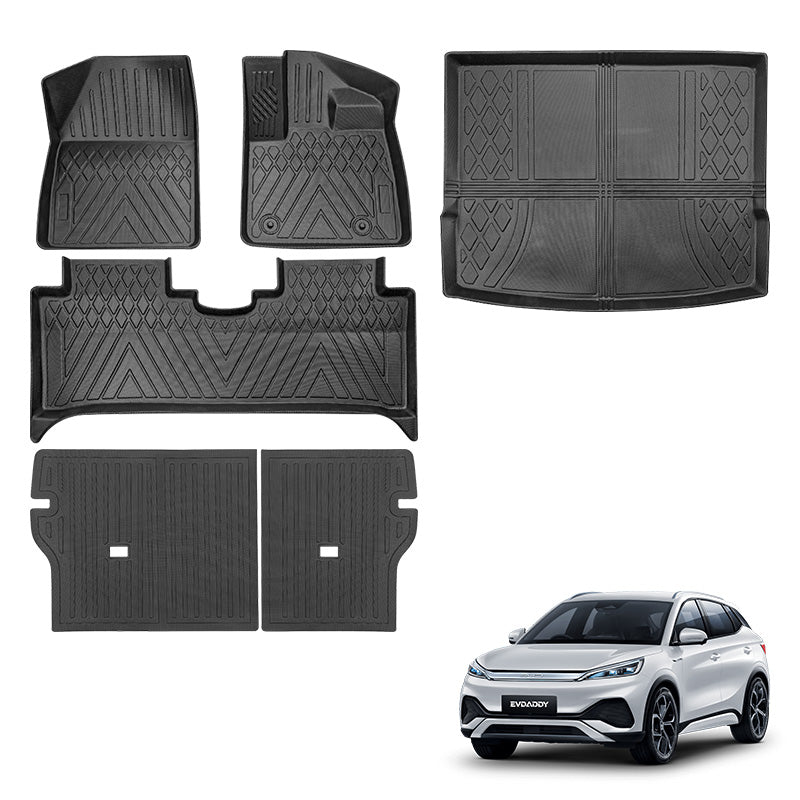 TPE Floor Mats & Liners Set For BYD ATTO 3 (2022-2026)