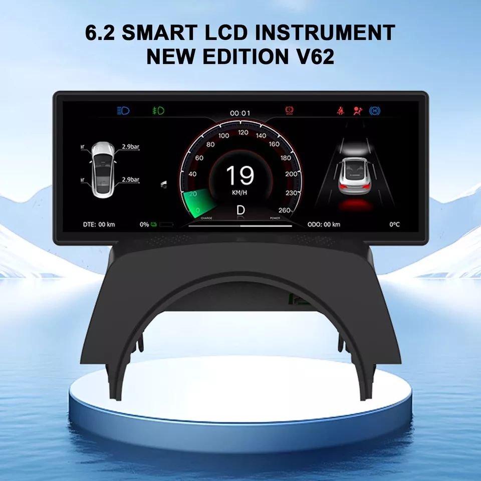 6.2'' Screen Dashboard Instrument Cluster For Tesla Model 3 (2021-2023) /Y (2022-2024)